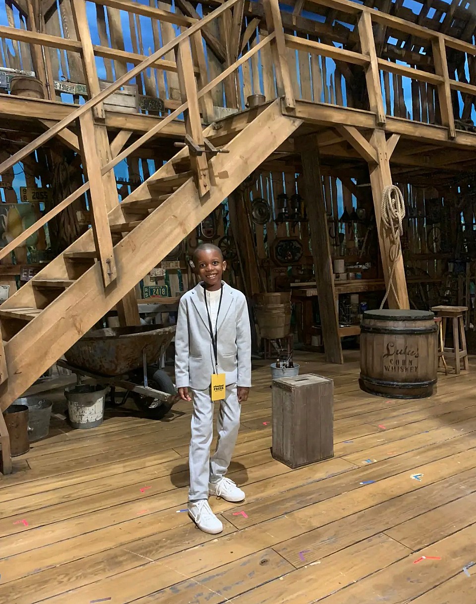 Tariq Corn Kid at "Shucked" the musical