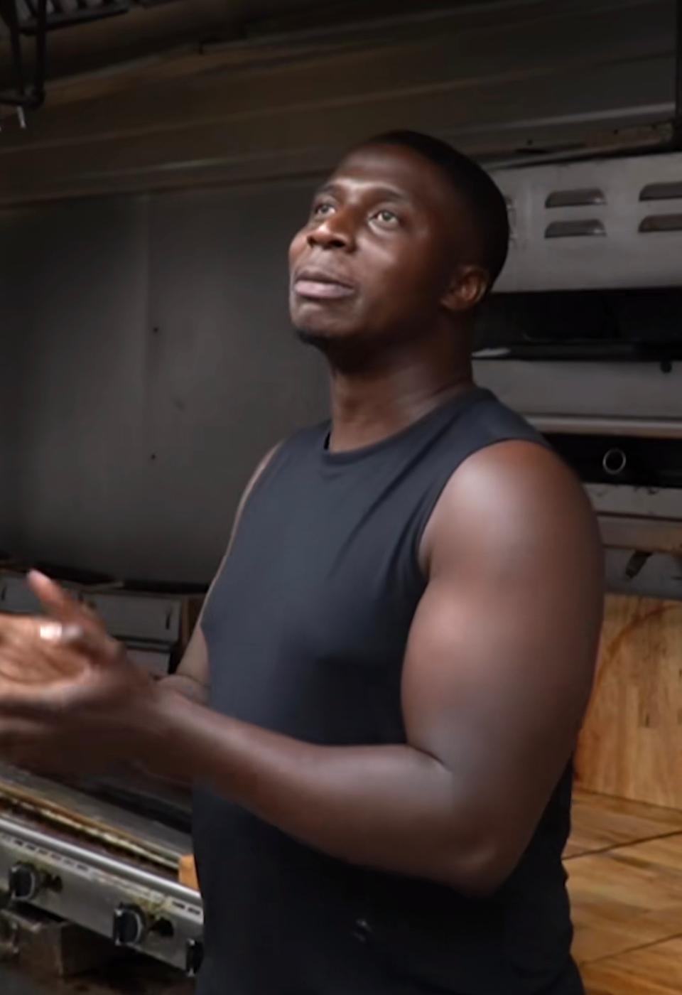 Kwame Boakye, owner of Chicken Fire