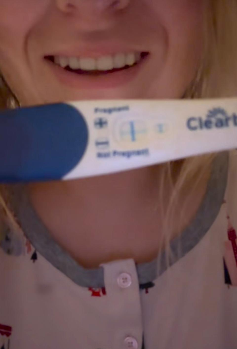 Meghan Trainor finding out she's pregnant