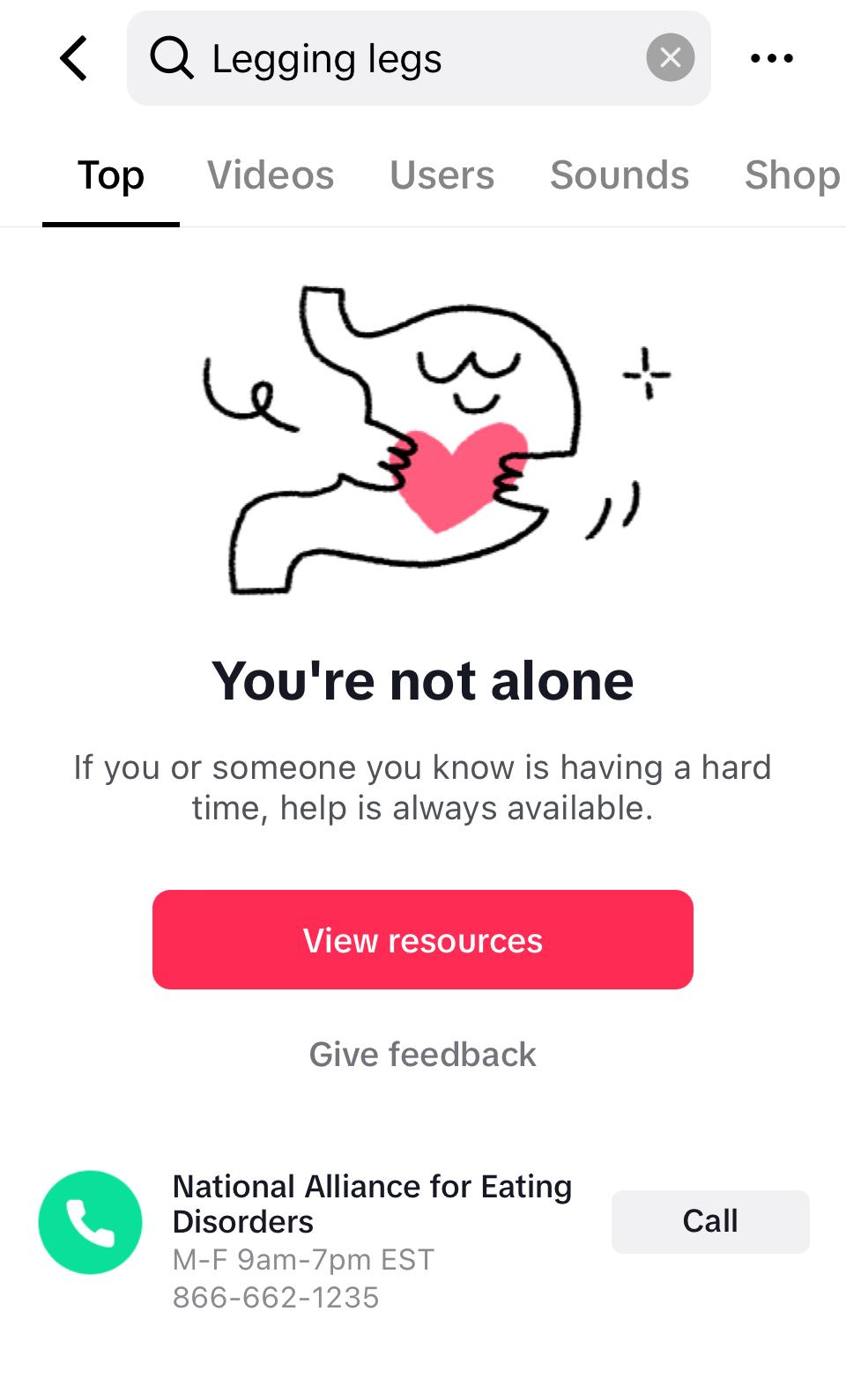 TikTok message