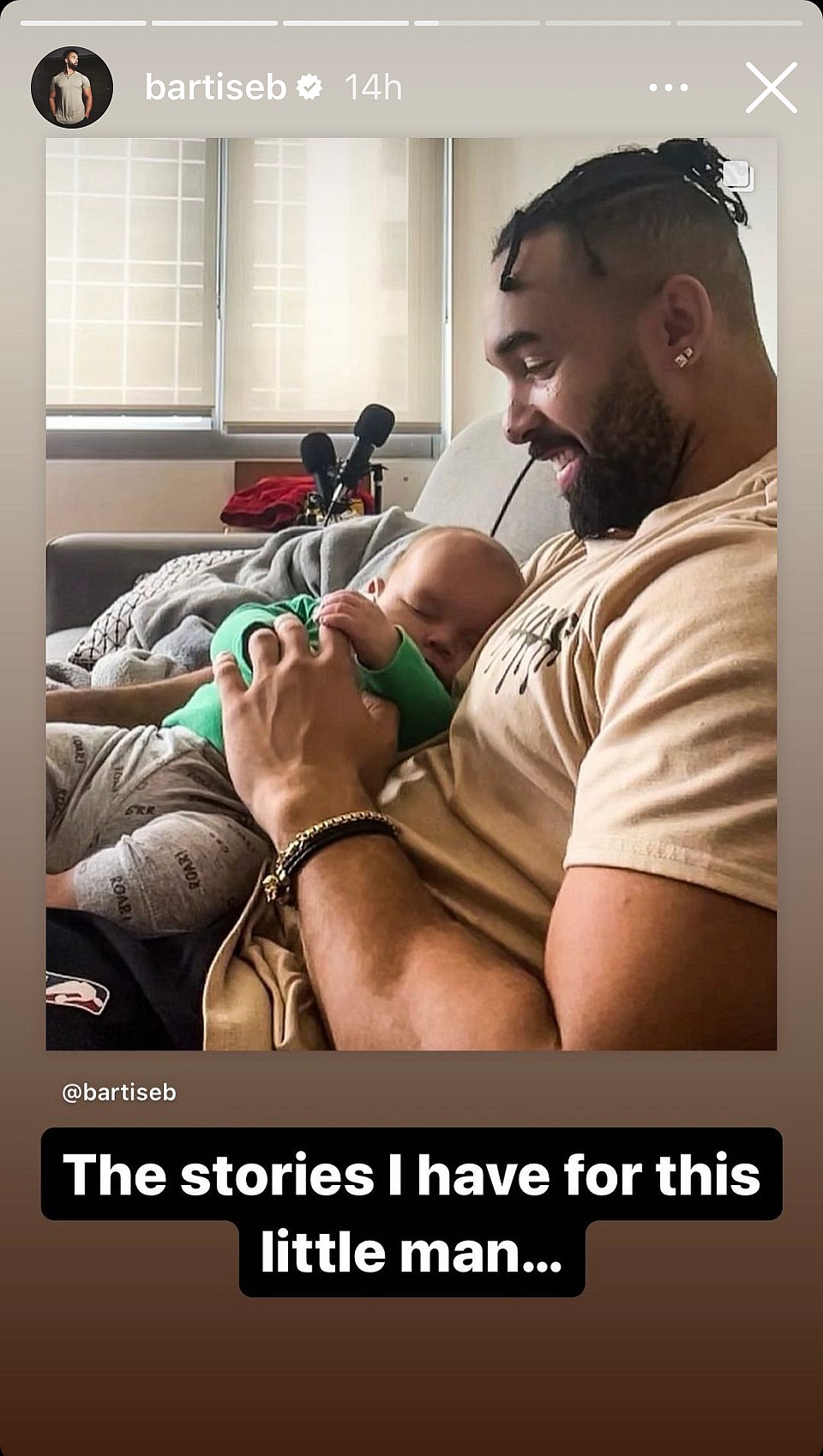 Bartise Bowden Instagram Story