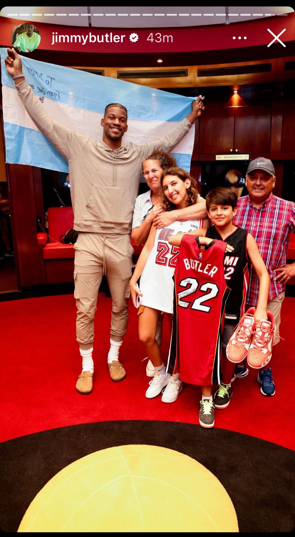 Jimmy Butler and fans