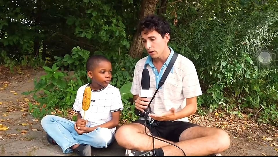 Tariq, Corn Kid, with Recess Therapy