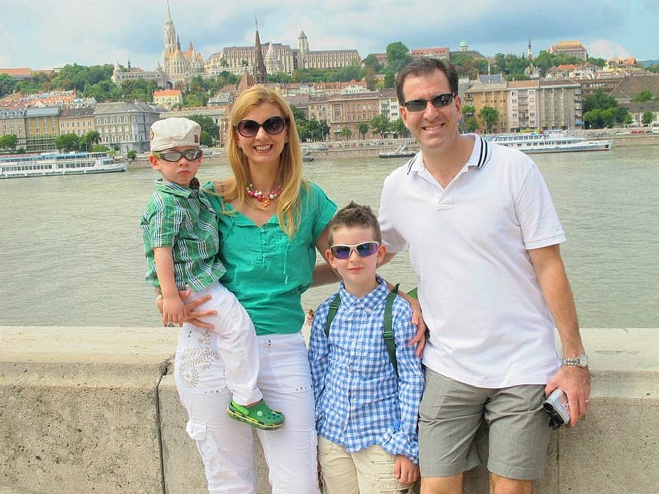 Orsolya Gaal and family