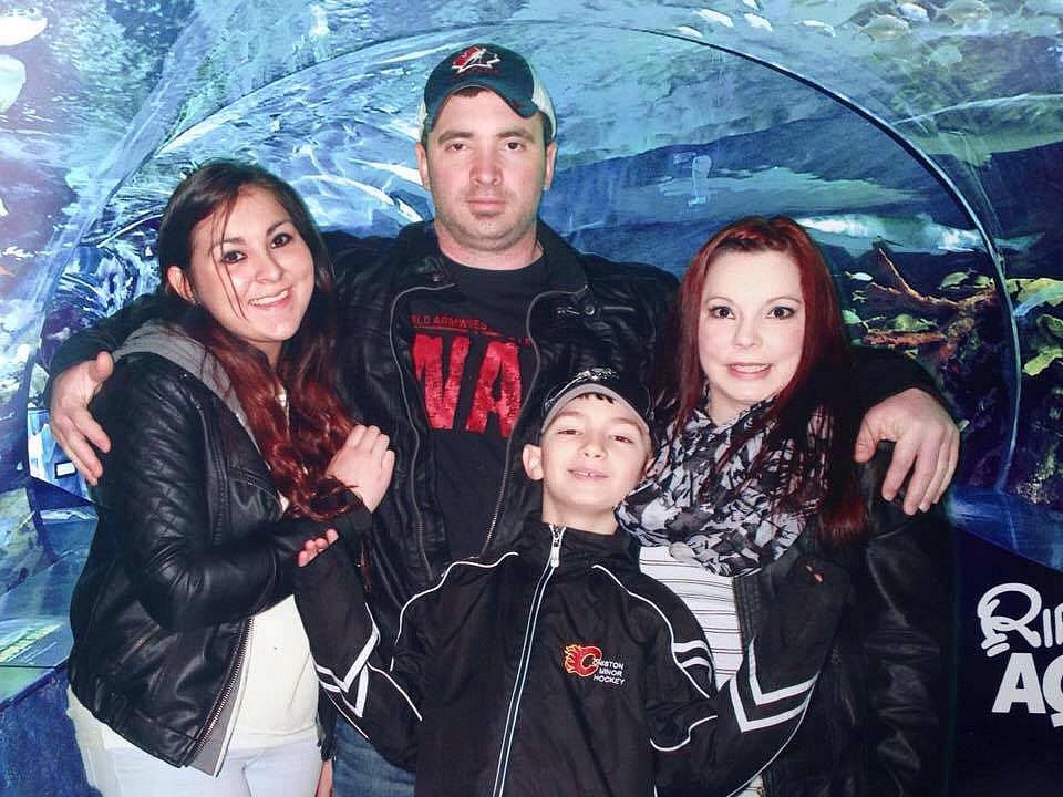 Ashton Desormeaux and family