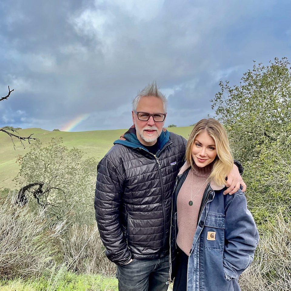 James Gunn and Jennifer Holland 