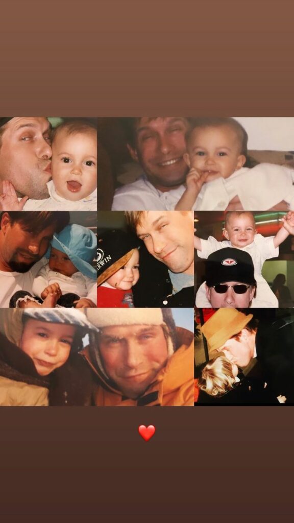 Hailey's Father's Day tribute