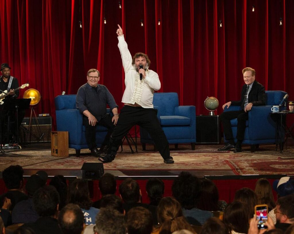 Andy Richter, Jack Black & Conan O'Brien 