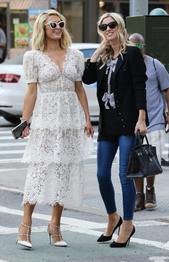 Paris and Nicky Hilton in NYC