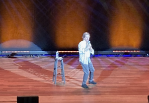 David Spade on stage