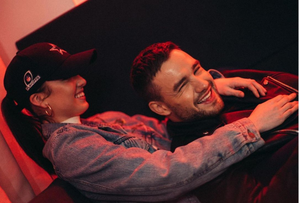 Maya Henry hugging Liam Payne