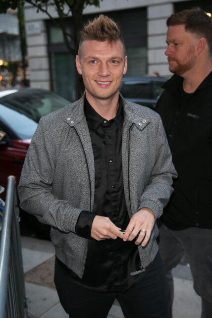 Backstreet Boys visiting BBC Radio Two Studios to perform Live on Chris Evans Breakfast Show - London