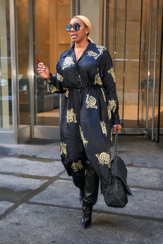 NeNe Leakes seen leaving SiriusXM Radio studios in NYC