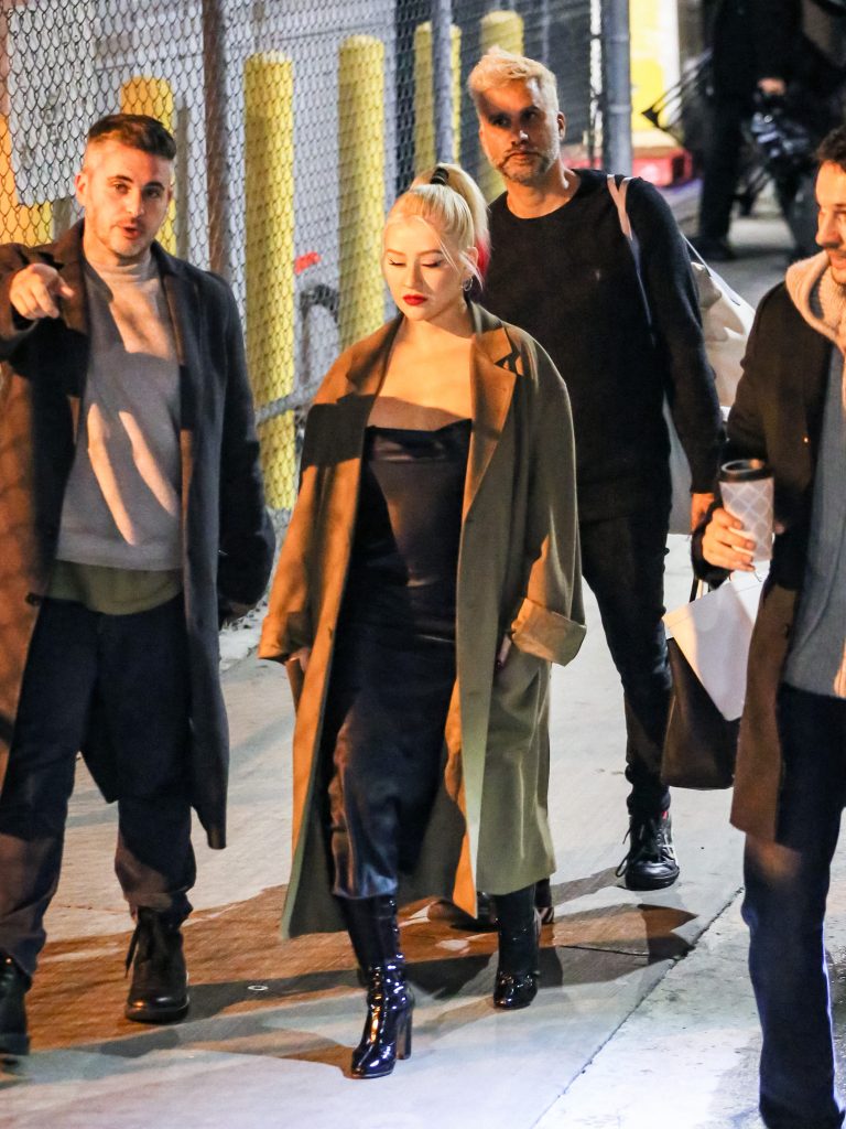 Christina Aguilera at apos Jimmy Kimmel Live apos