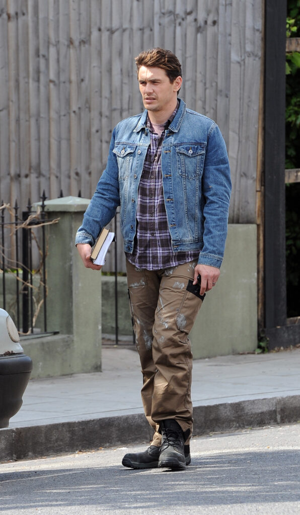 James Franco and Kate Hudson filming their new movie apos Good People apos on location in Shepherd apos s Bush