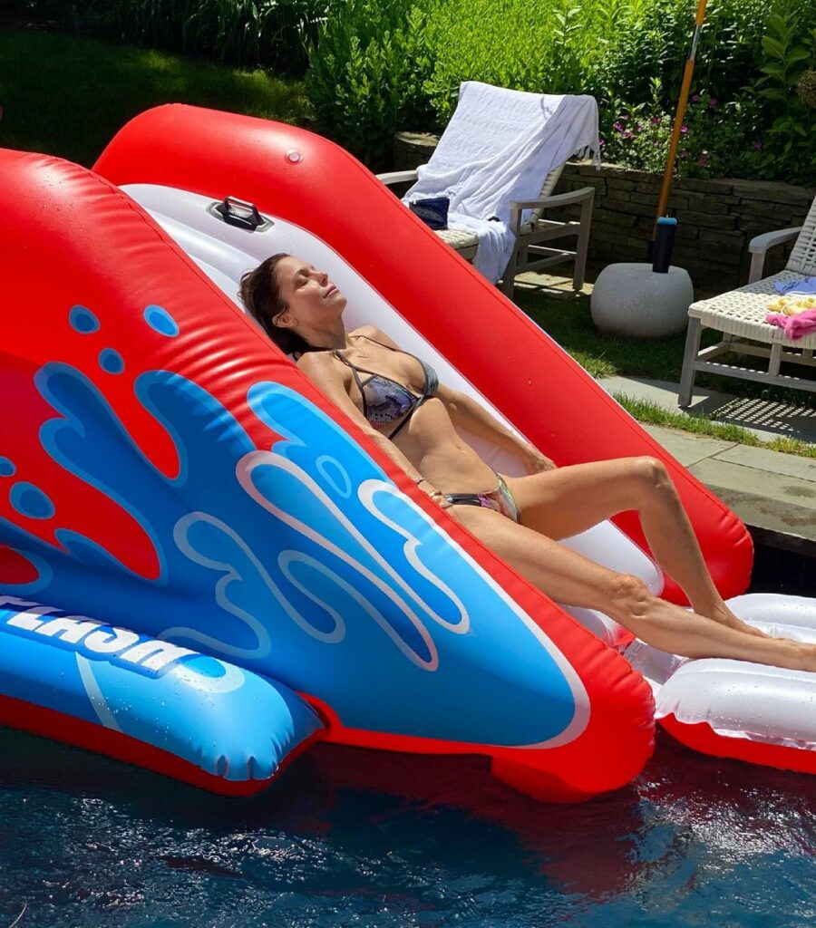 Bethenny Frankel on inflatable