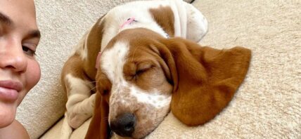 Chrissy Teigen and Pearl