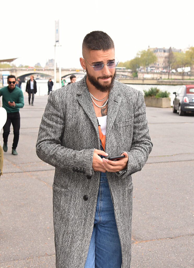 Maluma seen in Paris