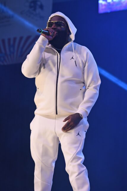 Rick Ross performs during quot Ross The Bells quot holiday concert at the Miramar Regional Park Ampitheatre