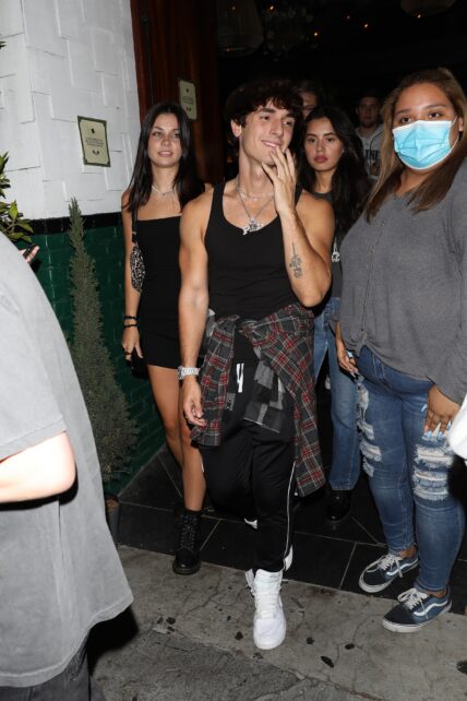 YouTuber Bryce Hall parties at the 40 Love Club with friends