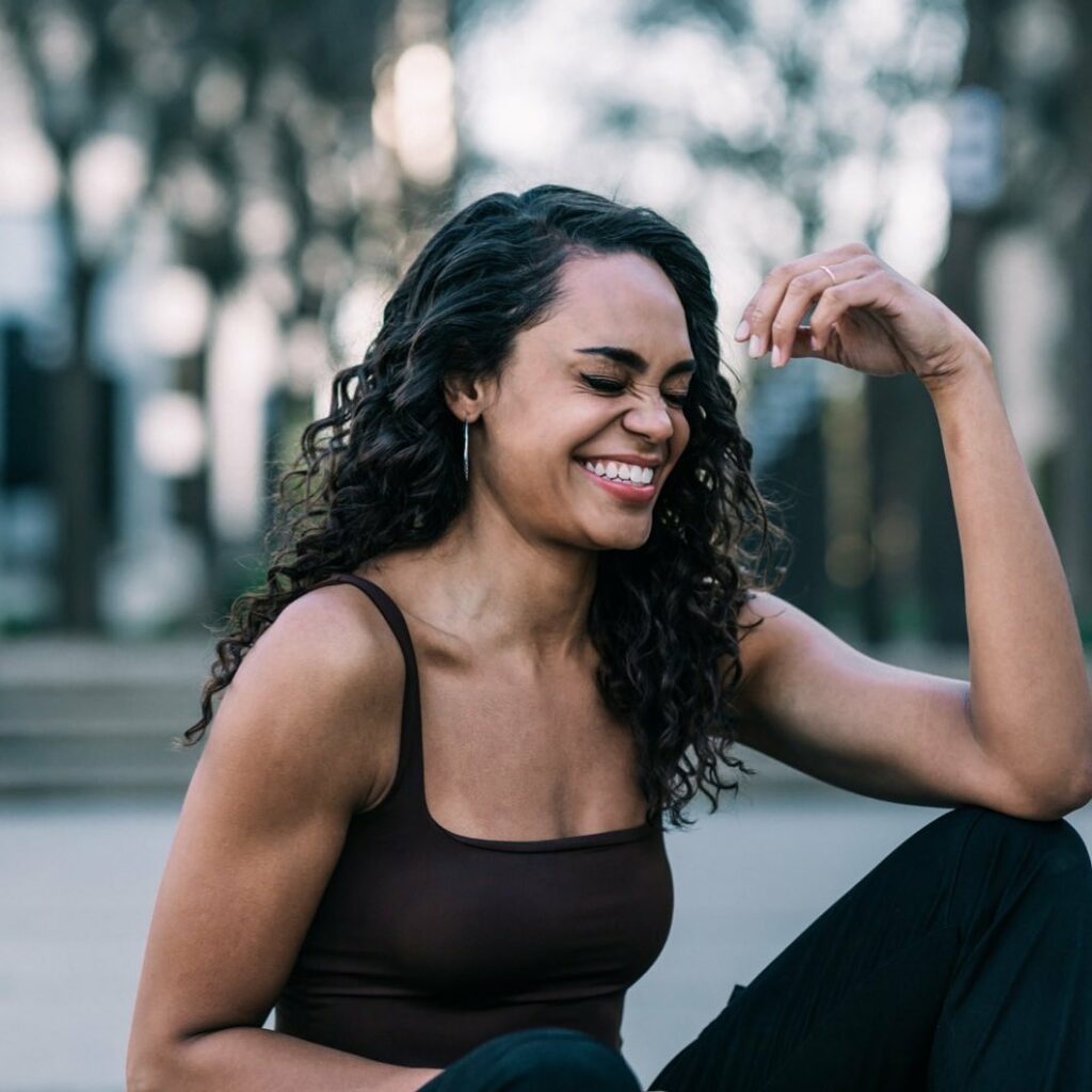 Michelle Young looks incredible as she shows off her gorgeous smile