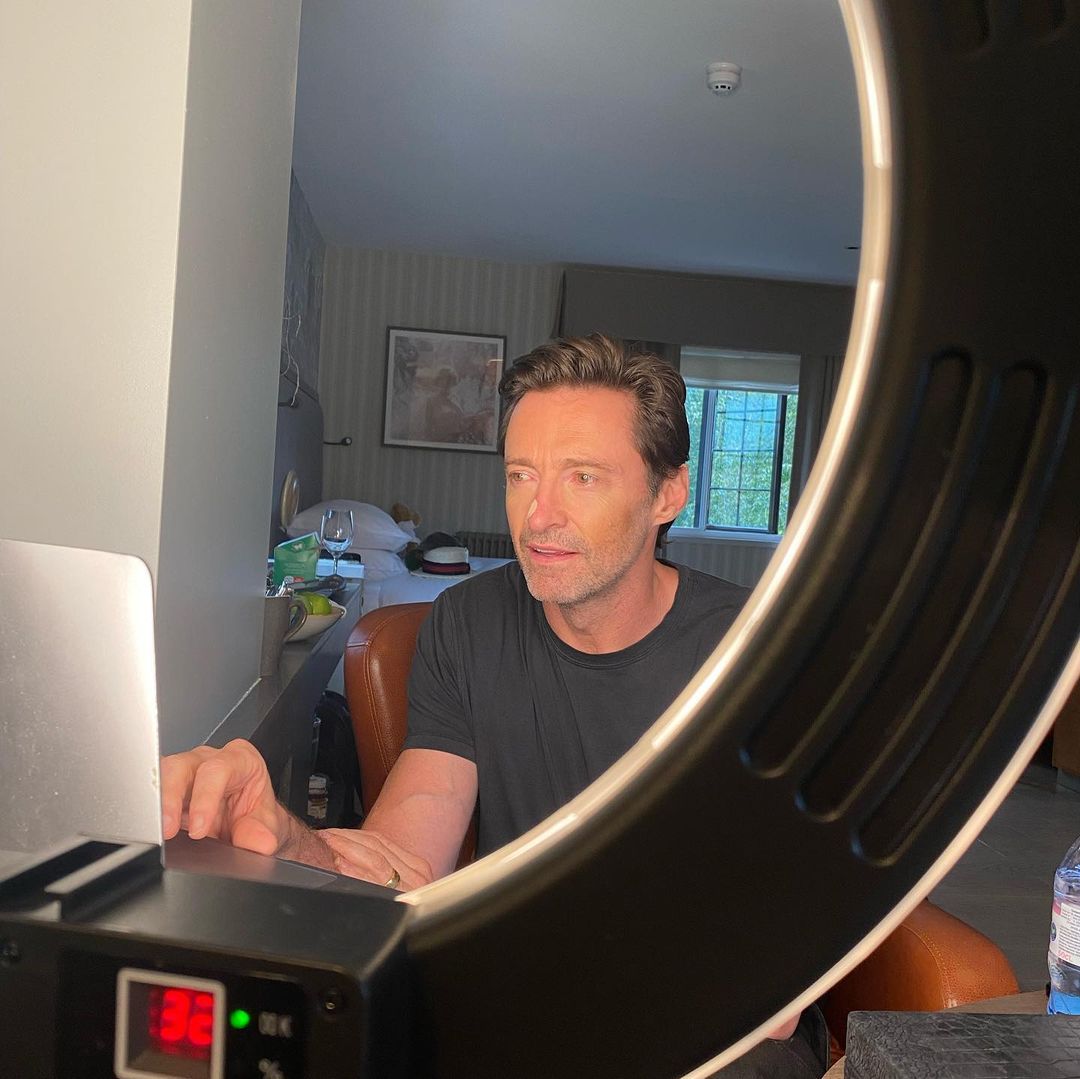 Hugh Jackman after biopsy.