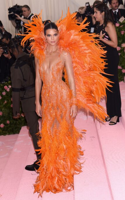 Kendall Jenner at the 2019 Met Gala Celebrating Camp: Notes on Fashion