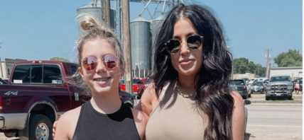 Chelsea Houska and her daughter, Aubree