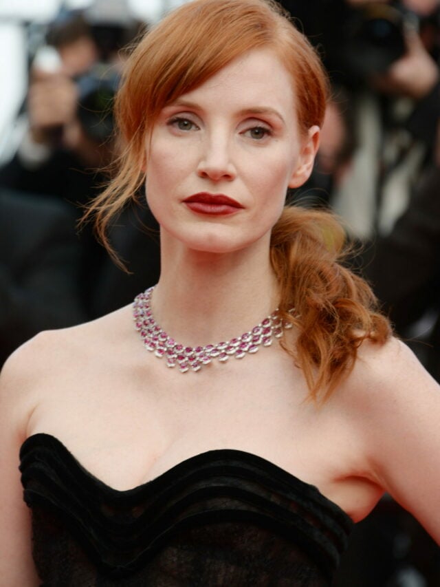 Jessica Chastain attends the ''Annette'' screening and opening ceremony during the 74th annual Cannes Film Festival on July 06, 2021 in Cannes, France. - French entertainment news - July 6th 2021.