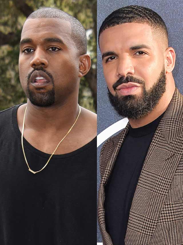Kanye West and Drake