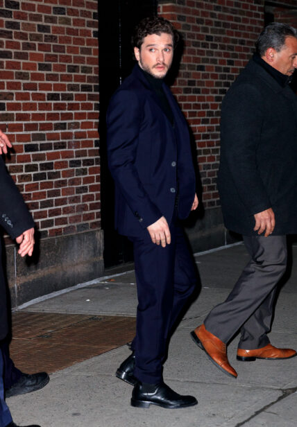 Kit Harington at Stephen Colbert Show in New York