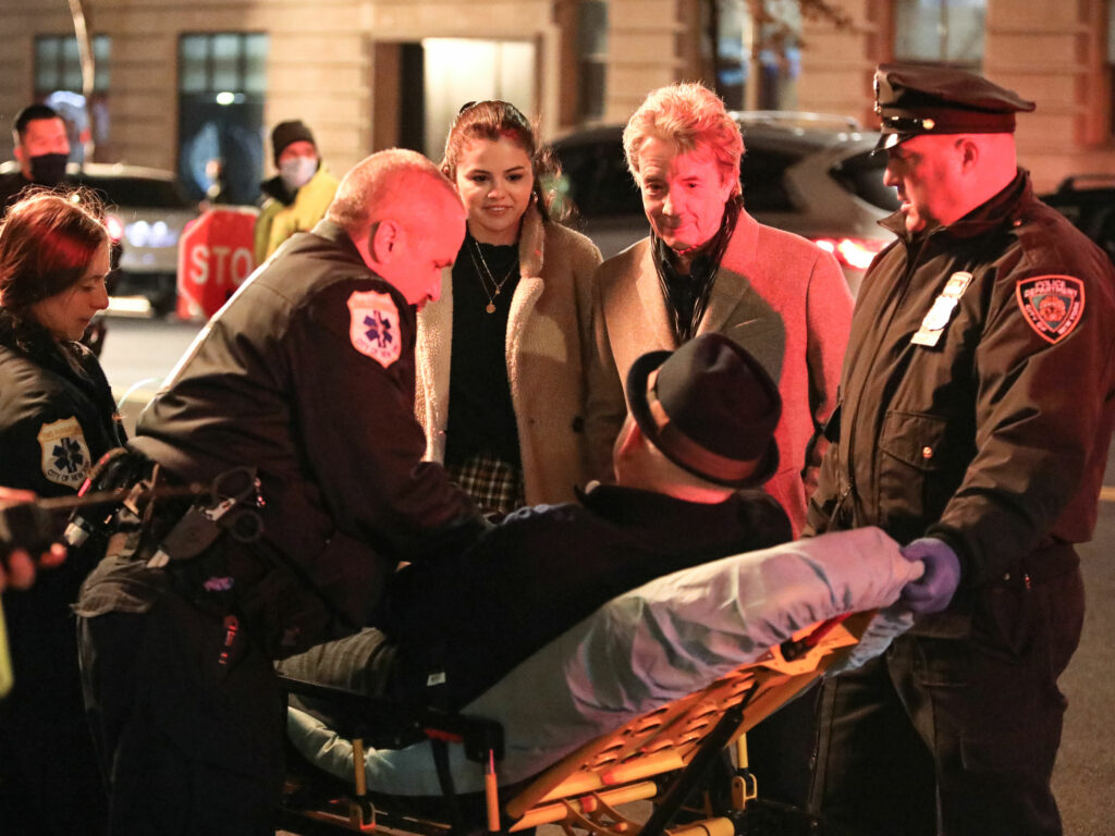 Steve Martin at film set of the apos Only Murders in the Building apos