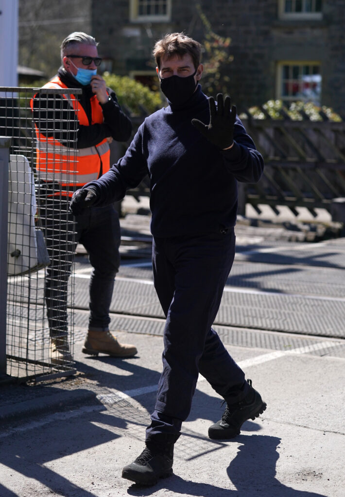 Pom Klementieff spotted filming along side Tom Cruise and Hayley Atwell