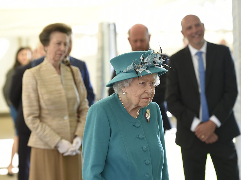 Her Majesty Queen Elizabeth II and Princess Anne The Princess Royal