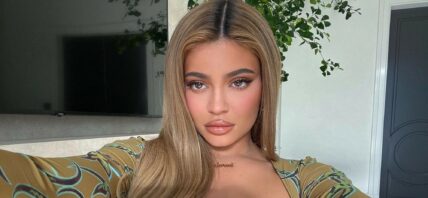 Kylie Jenner takes a selfie.