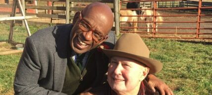 A photo showing Al Roker and his friend, Willard Scott smiling beautifully.