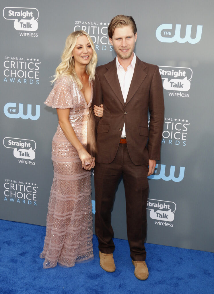 Kaley Cuoco and Carl Cook 23rd Annual Critics' Choice Awards