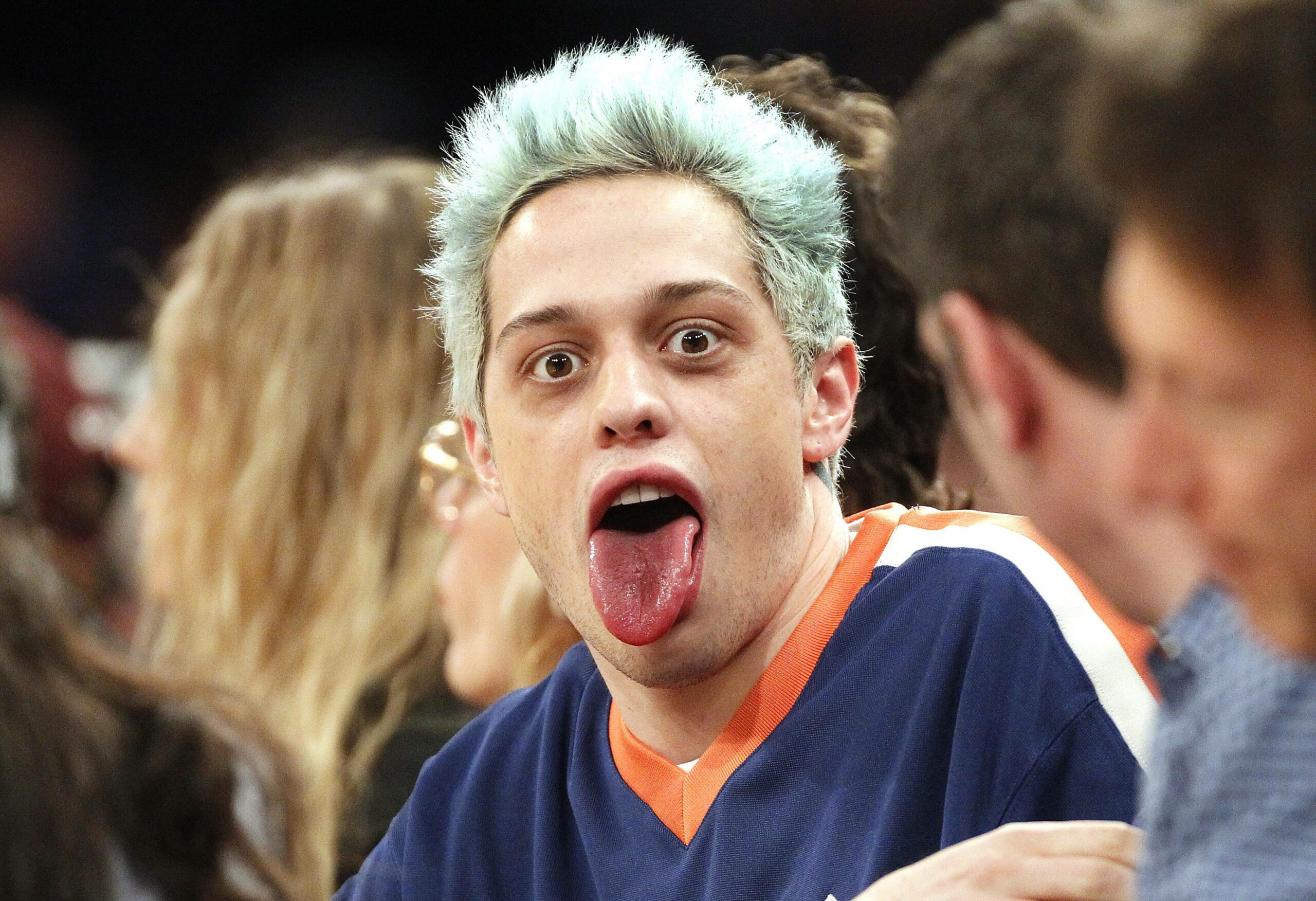 Pete Davidson at the Knicks game