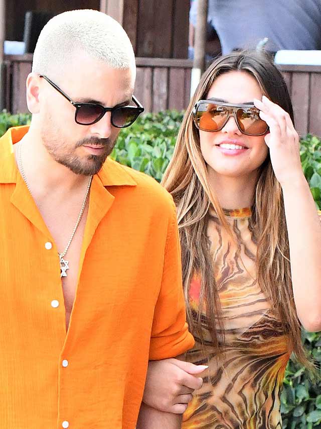 Amelia Hamlin and Scott Disick