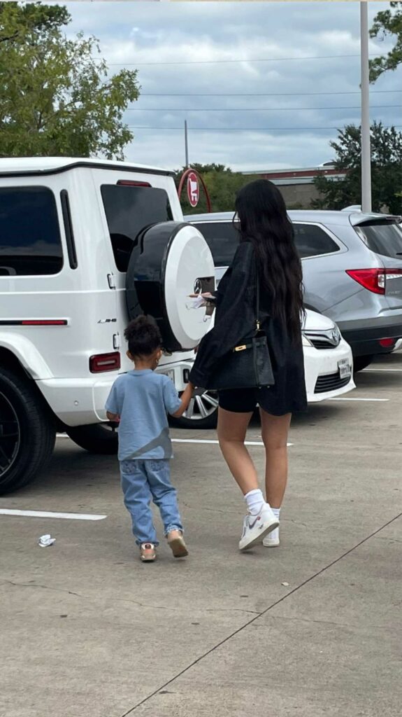 Kylie Jenner and Stormi