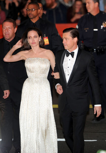 Brad Pitt and Angelina Jolie at The Sea Premiere in LA
