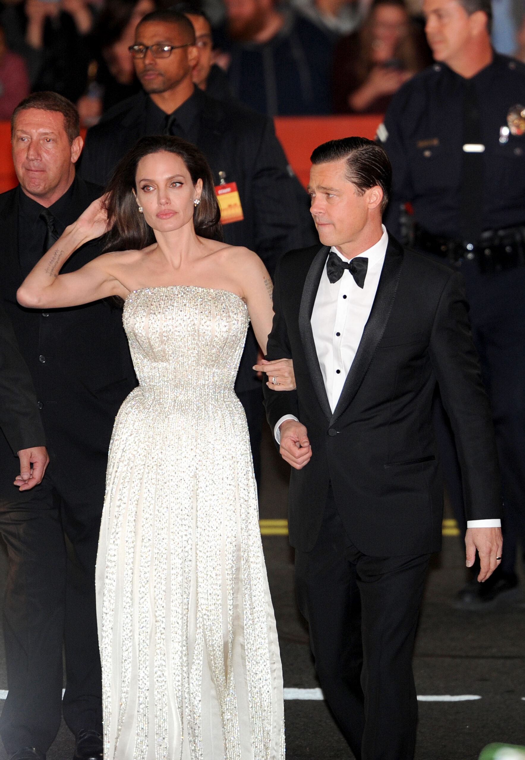 Brad Pitt and Angelina at The Sea Premiere in LA