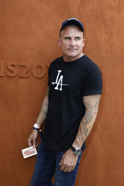 Dominic Purcell attends the french open 2017 at Roland Garros