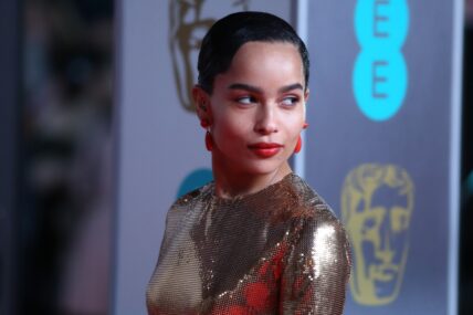 Zoë Kravitz at the 2020 British Academy Film and Television Awards.