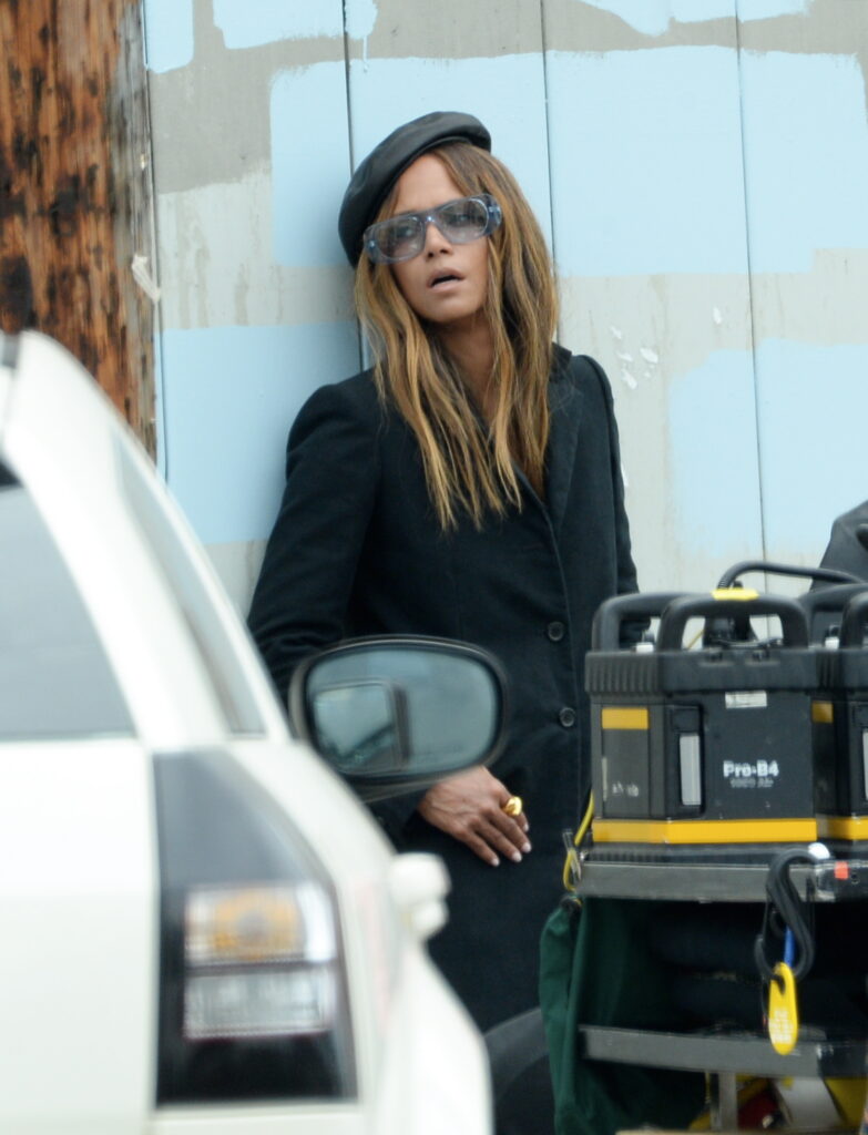 Halle Berry is back at work at a photoshoot for Variety Magazine