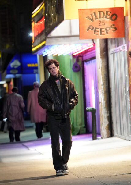 Andrew Garfield filming Lin Manuel Miranda apos s quot Tic Tic Boom quot