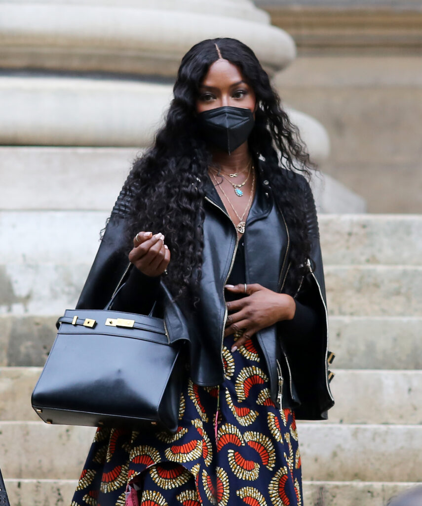 Celebrities seen leaving the Fendi show