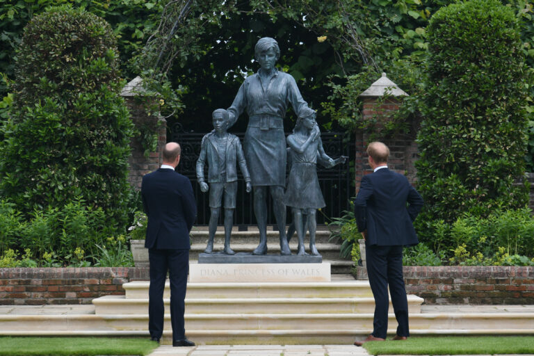 Diana Princess Of Wales Statue Unveiling At Kensington Palace