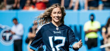 Shawn Johnson East walking