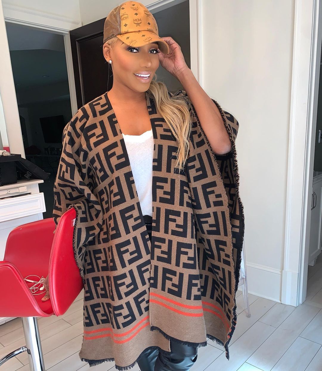 Nene Leakes looks amazing in this Fendi design outfit
